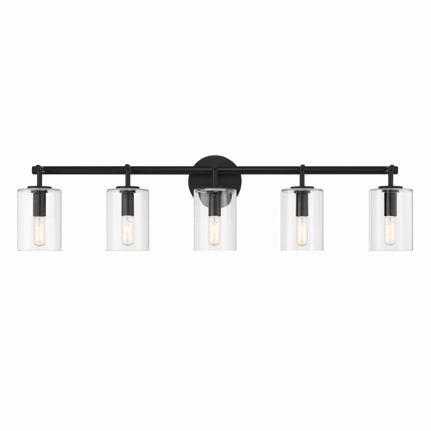 Craftmade - 55605-FB - Five Light Vanity - Hailie - Flat Black