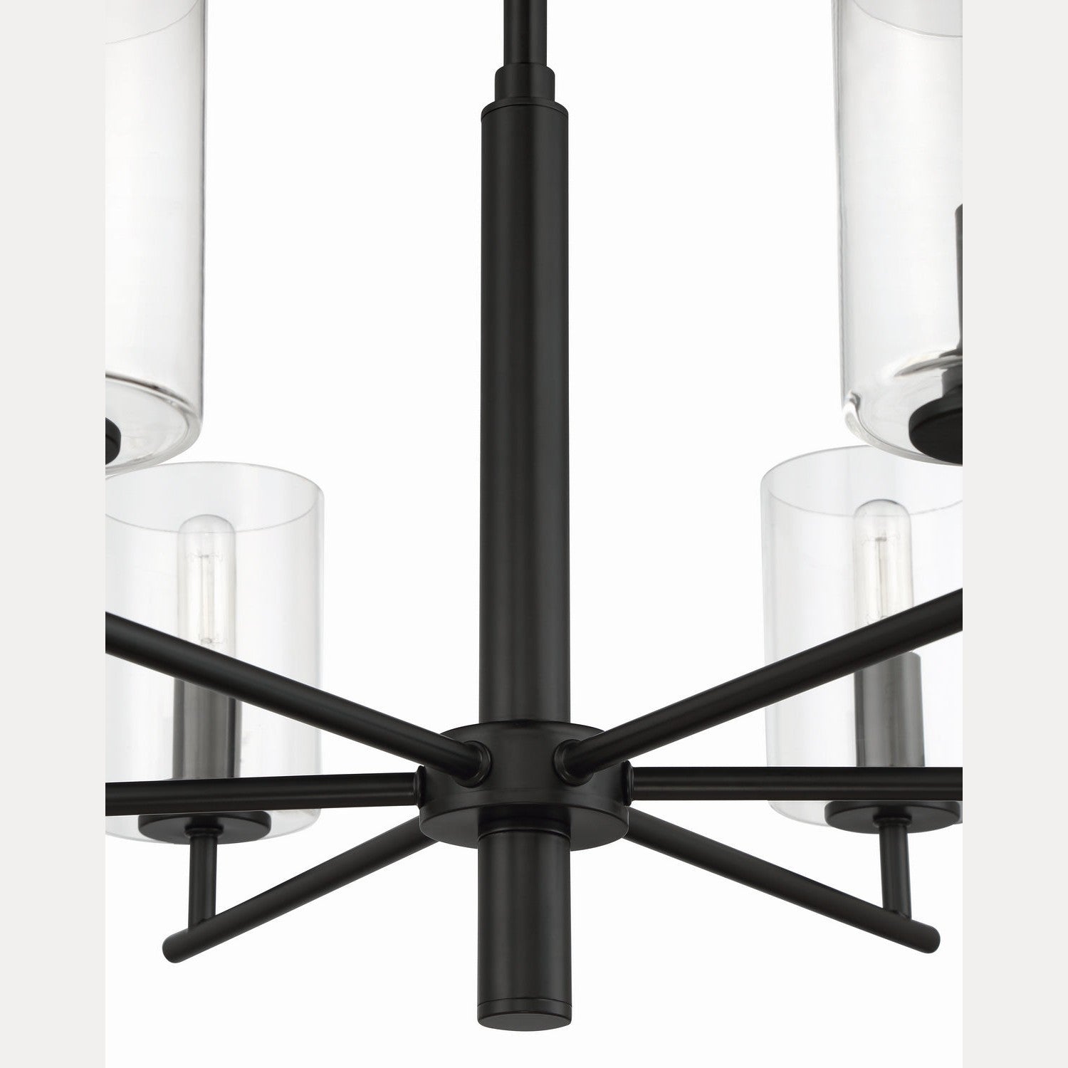Craftmade - 55626-FB - Six Light Chandelier - Hailie - Flat Black