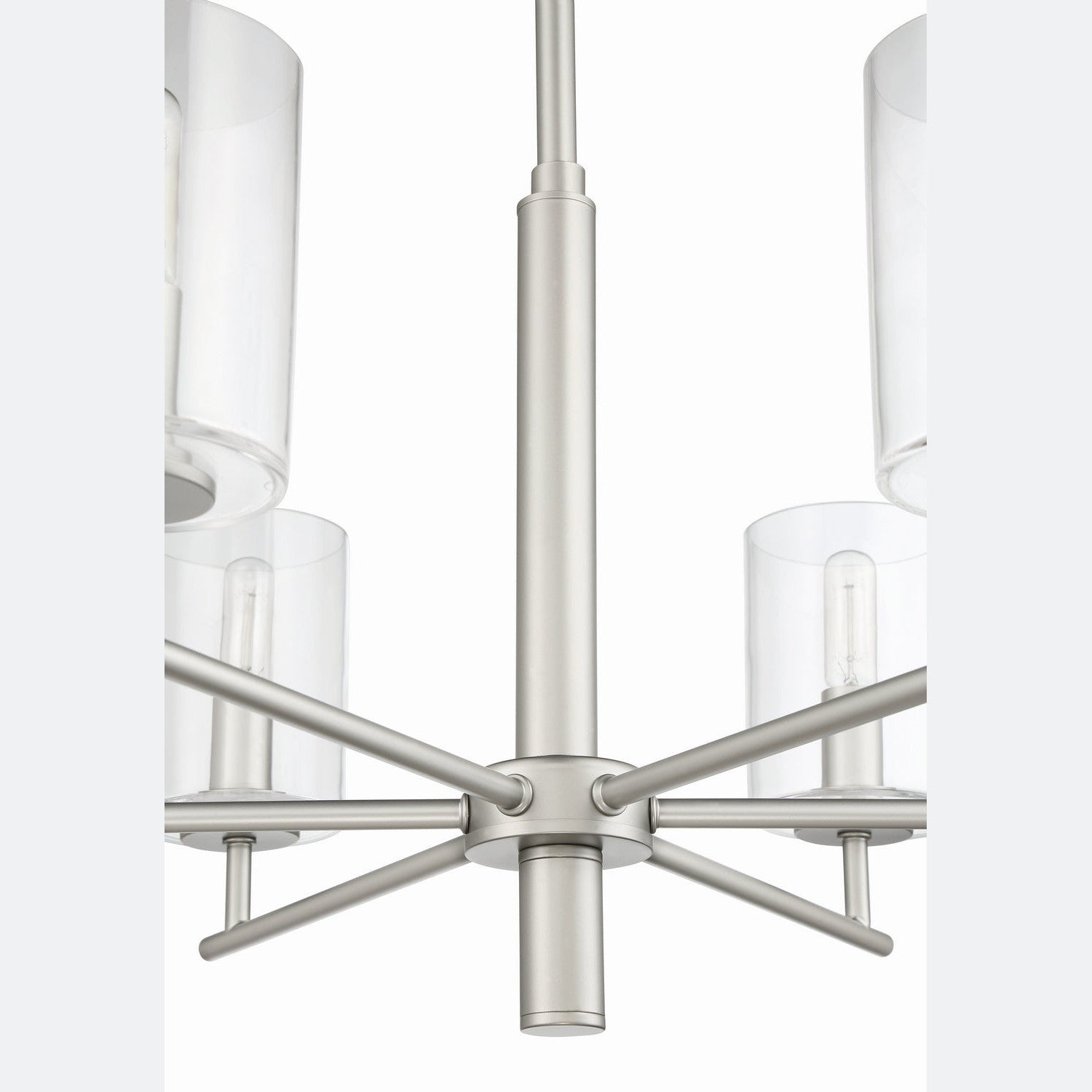 Craftmade - 55626-SN - Six Light Chandelier - Hailie - Satin Nickel