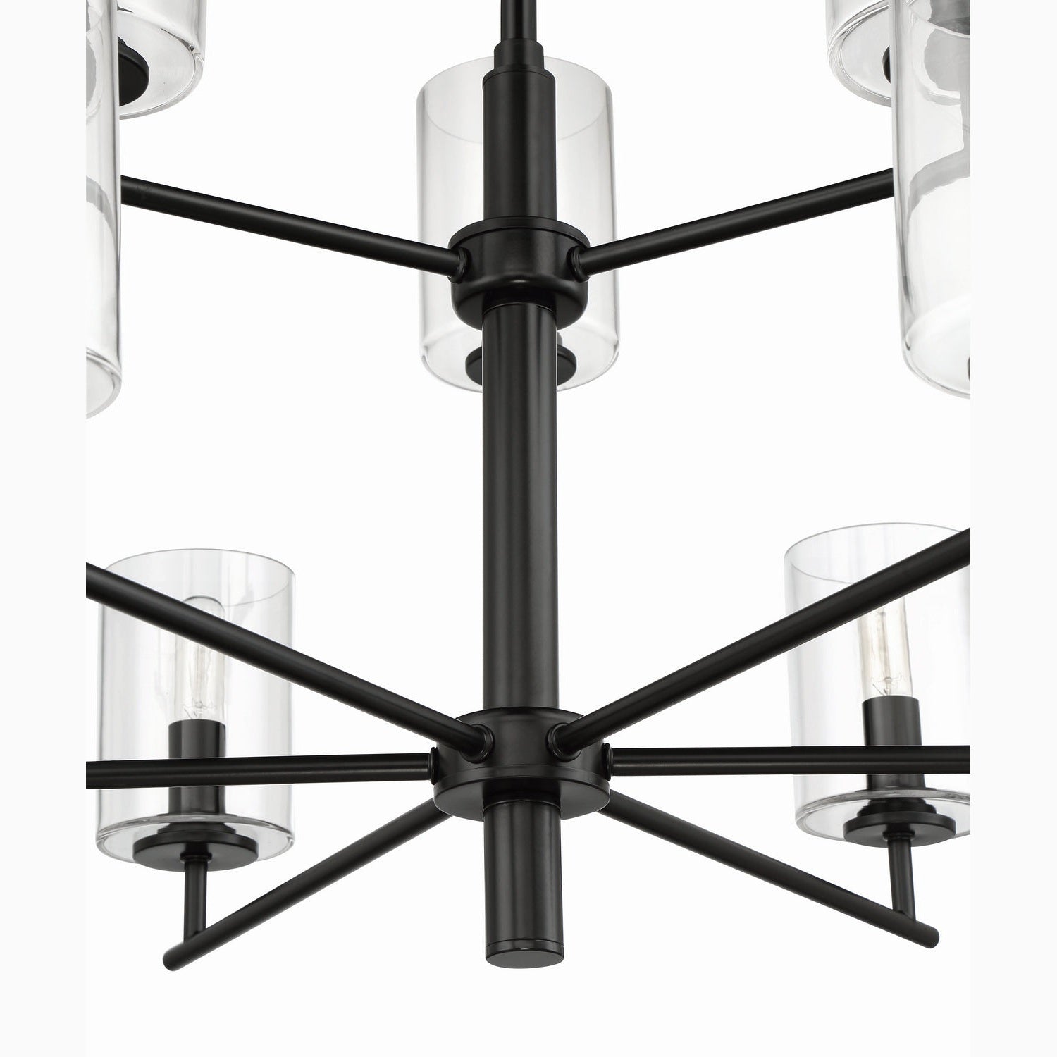 Craftmade - 55629-FB - Nine Light Chandelier - Hailie - Flat Black