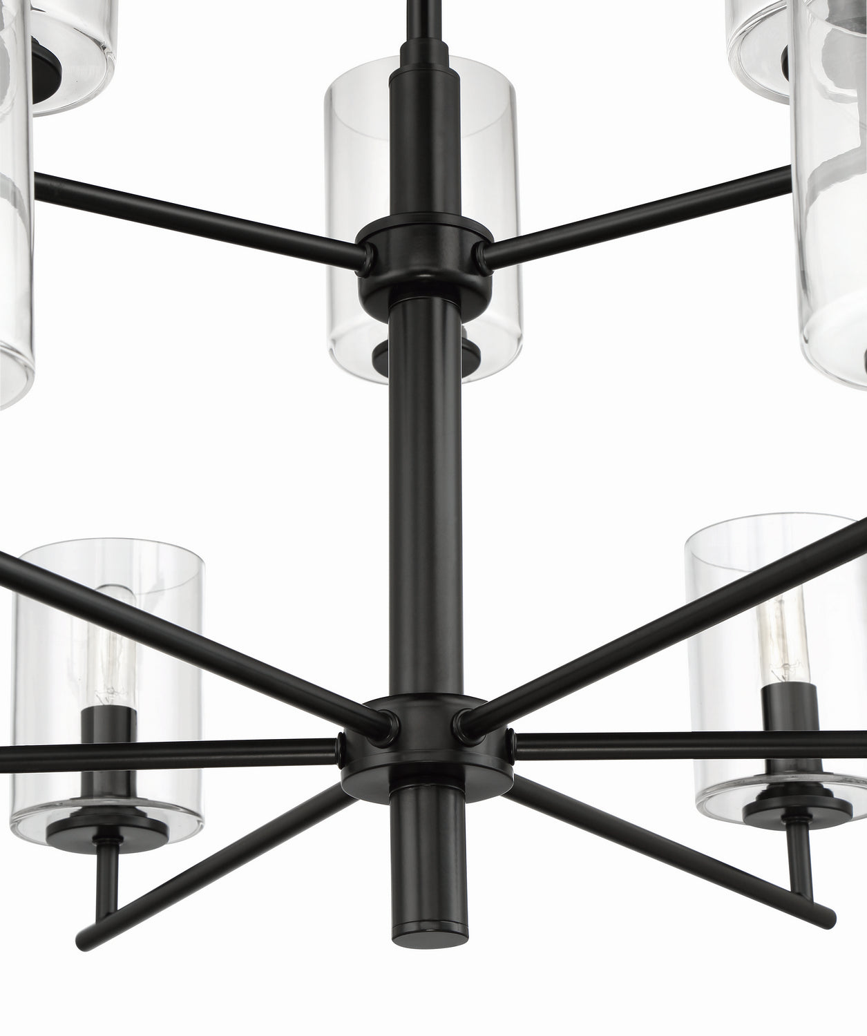 Craftmade - 55629-FB - Nine Light Chandelier - Hailie - Flat Black
