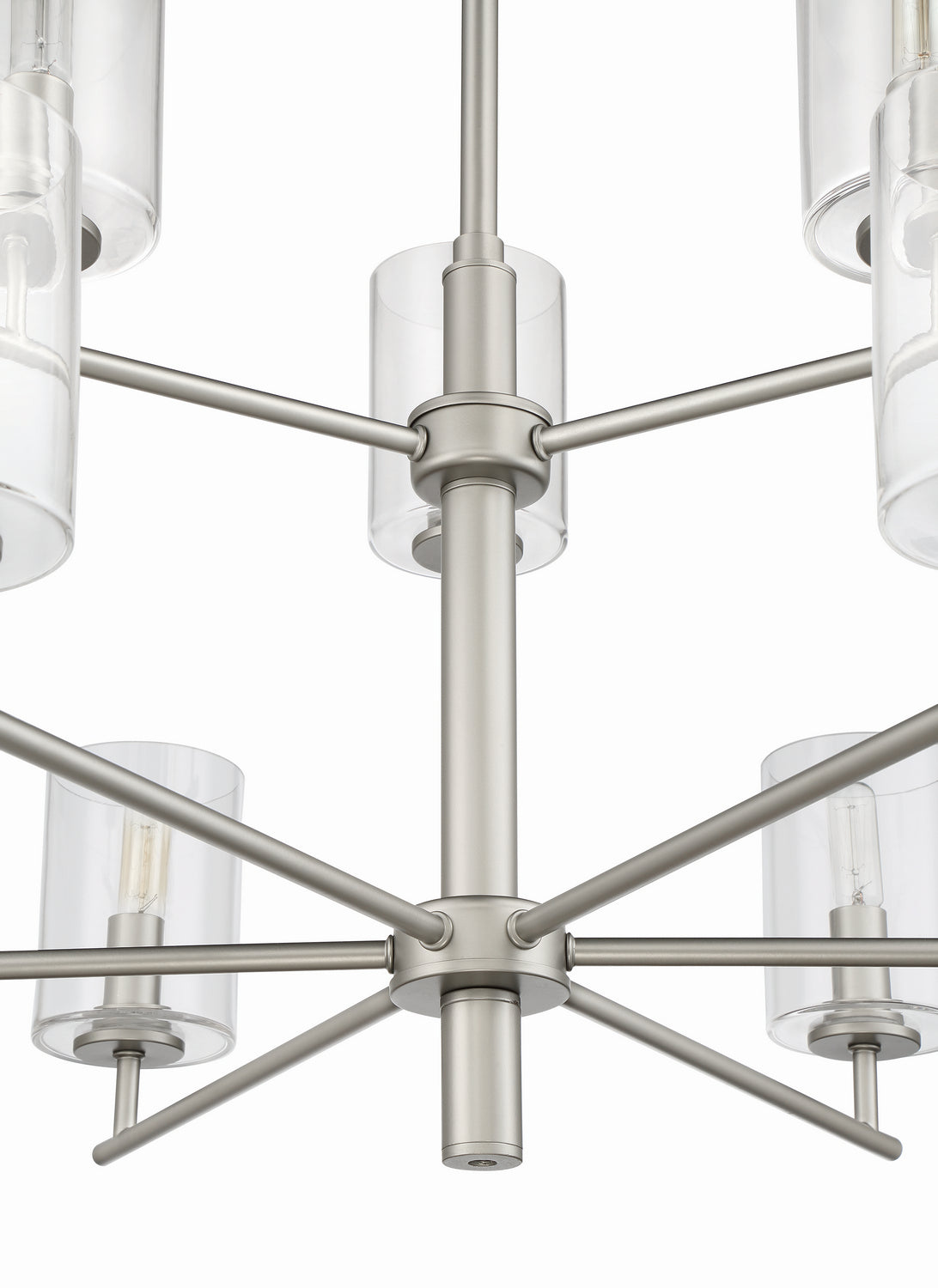Craftmade - 55629-SN - Nine Light Chandelier - Hailie - Satin Nickel