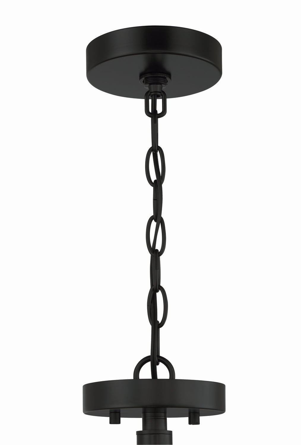 Craftmade - 55654-FB - Four Light Convertible Semi Flush - Hailie - Flat Black