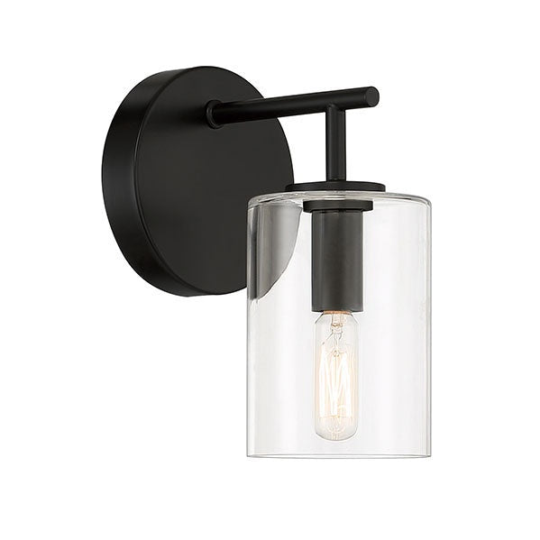 Craftmade - 55661-FB - One Light Wall Sconce - Hailie - Flat Black