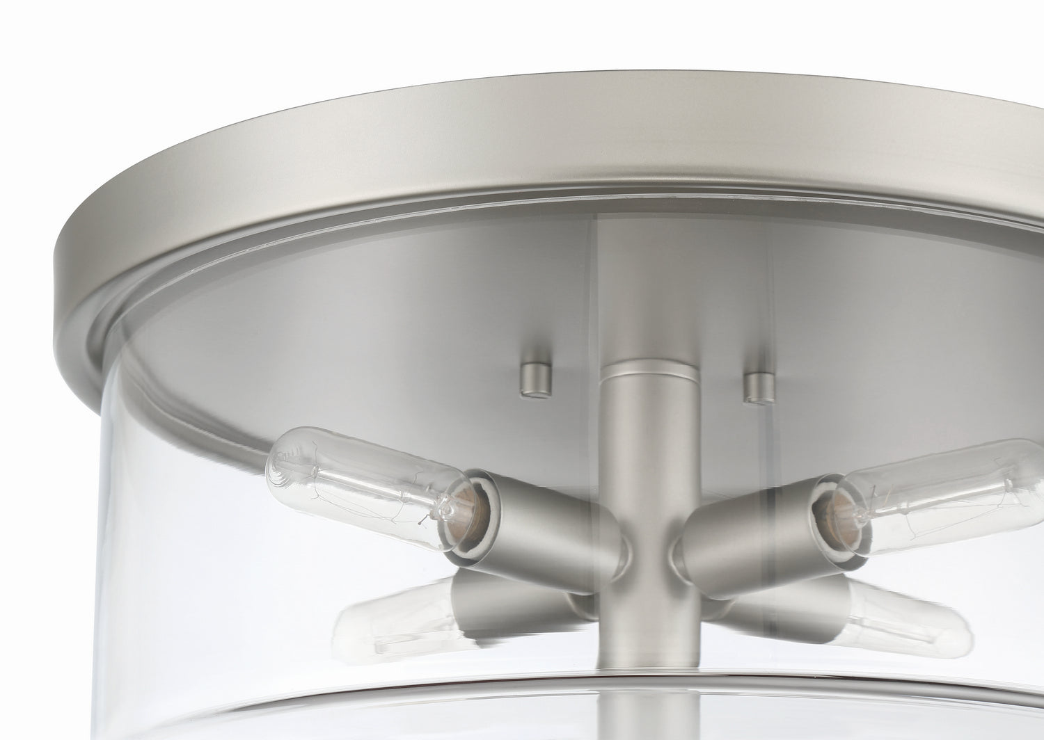 Craftmade - 55684-SN - Four Light Flushmount - Hailie - Satin Nickel