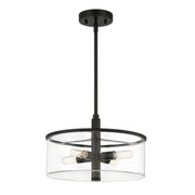 Craftmade - 55694-FB - Four Light Pendant - Hailie - Flat Black