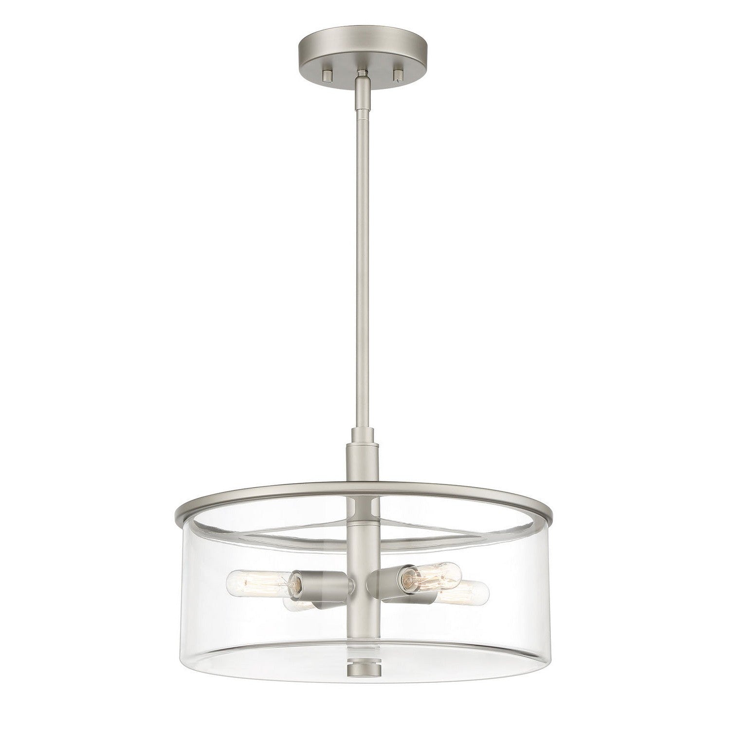 Craftmade - 55694-SN - Four Light Pendant - Hailie - Satin Nickel