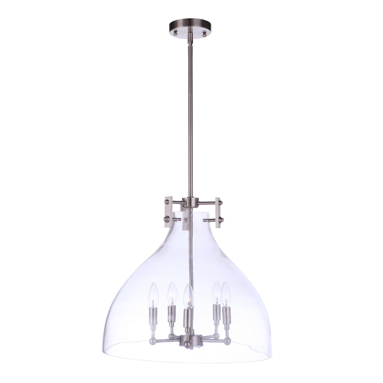 Craftmade - 55895-BNK - Five Light Pendant - Chardonnay - Brushed Polished Nickel