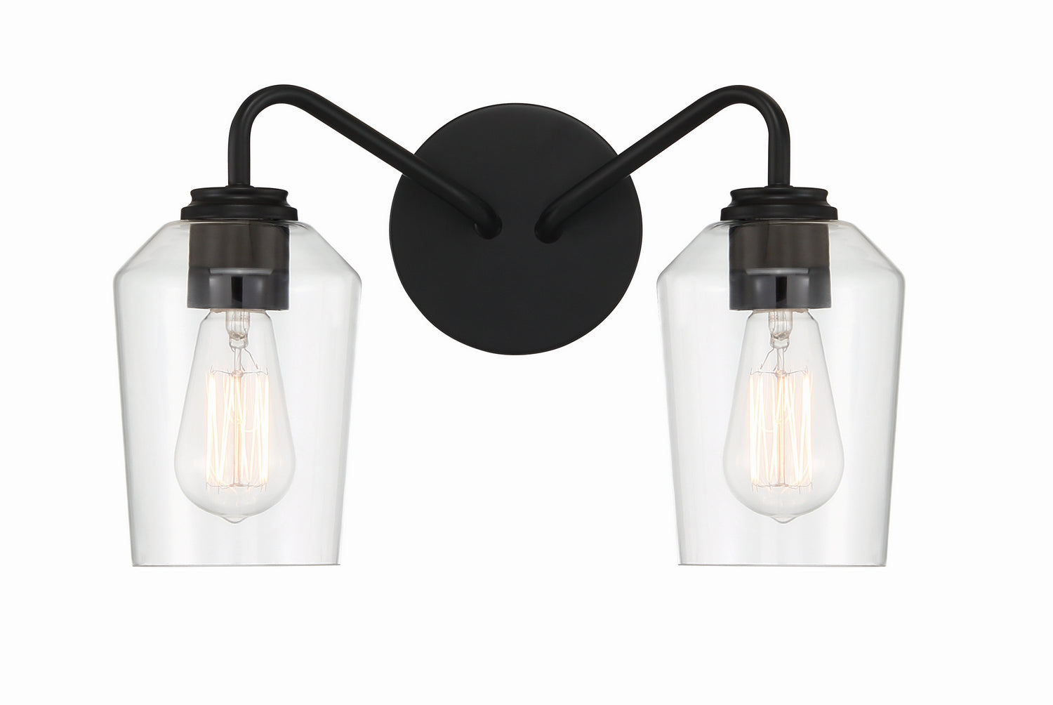 Craftmade - 56102-FB - Two Light Vanity - Shayna - Flat Black
