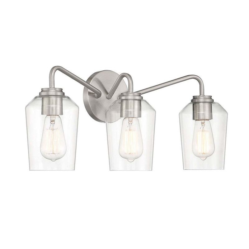 Craftmade - 56103-BNK - Three Light Vanity - Shayna - Brushed Polished Nickel
