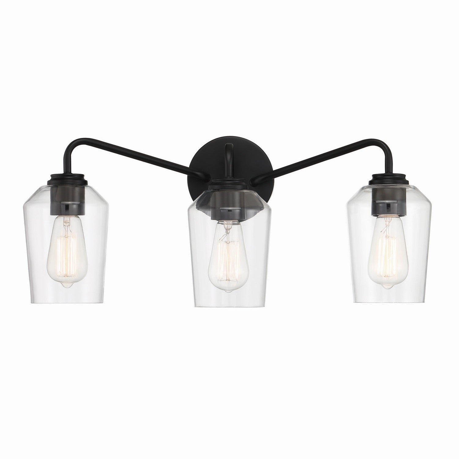 Craftmade - 56103-FB - Three Light Vanity - Shayna - Flat Black
