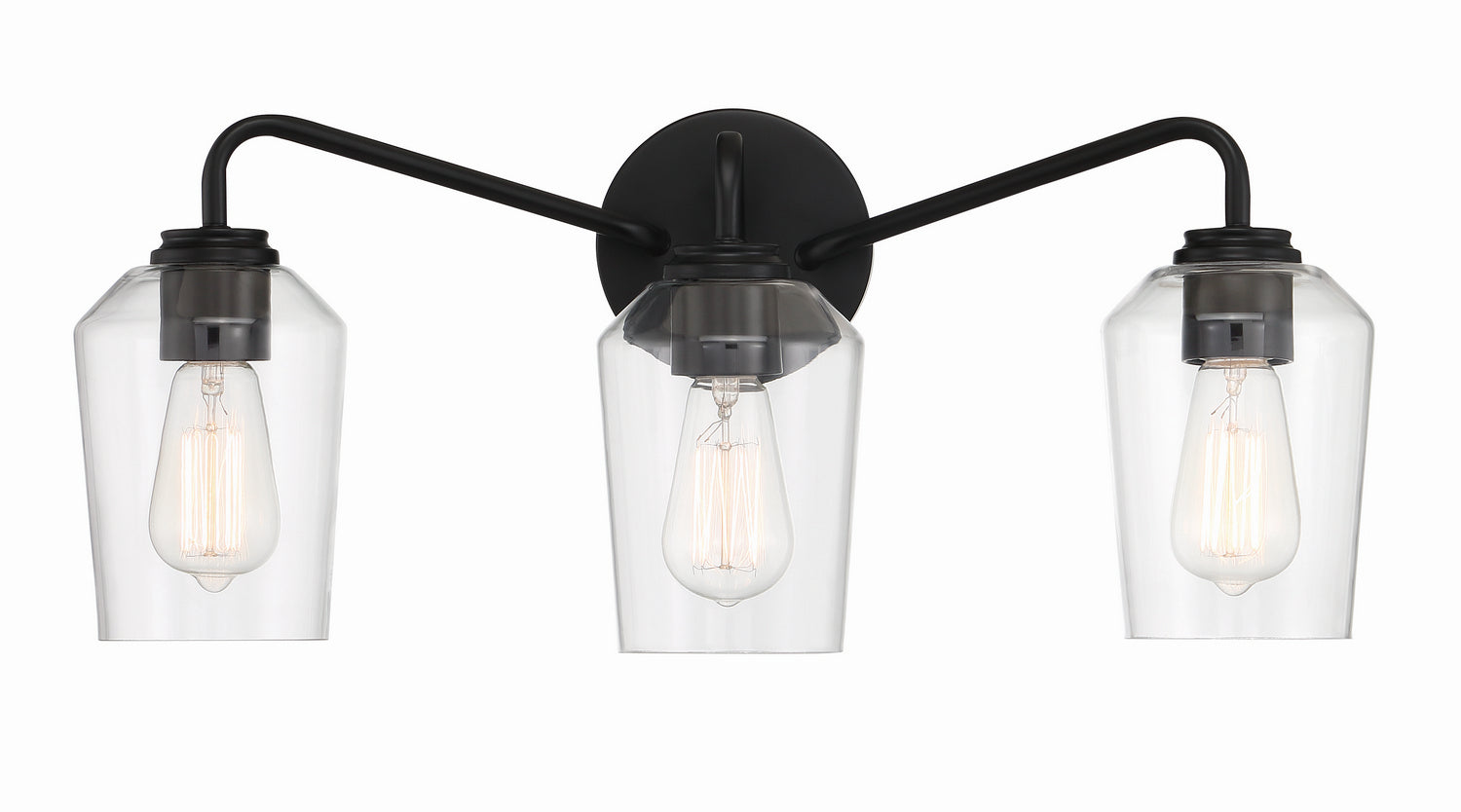 Craftmade - 56103-FB - Three Light Vanity - Shayna - Flat Black