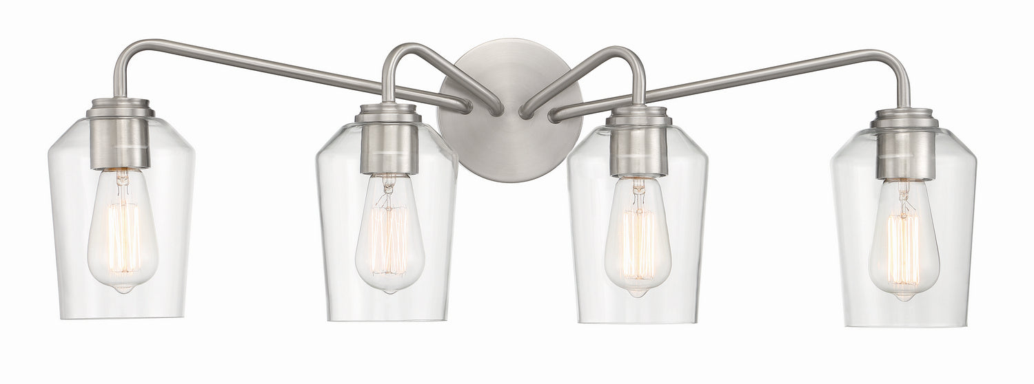 Craftmade - 56104-BNK - Four Light Vanity - Shayna - Brushed Polished Nickel