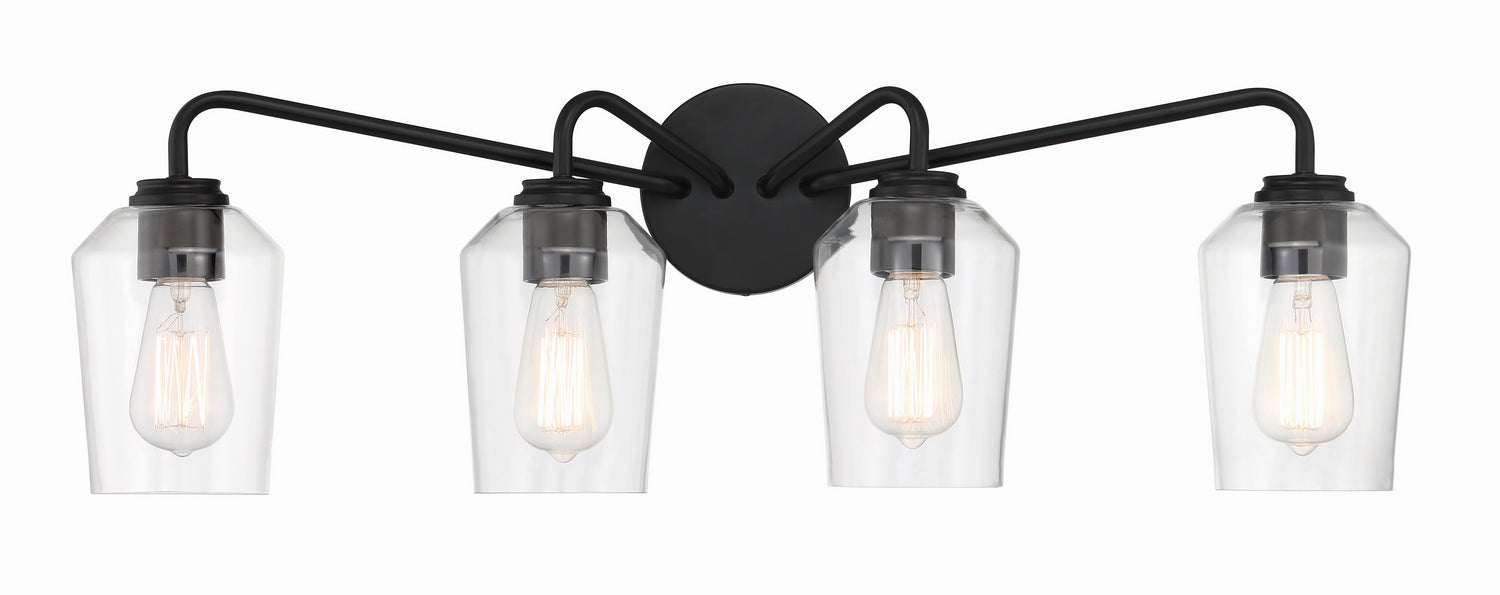 Craftmade - 56104-FB - Four Light Vanity - Shayna - Flat Black