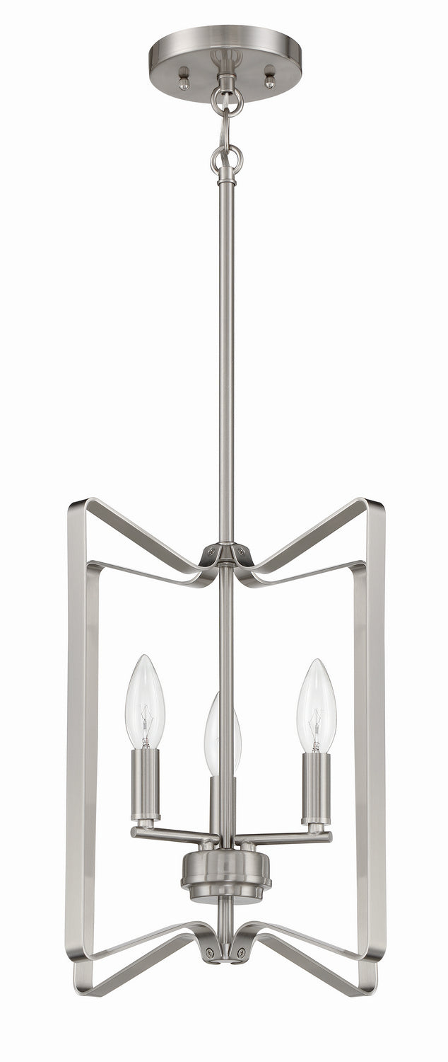 Craftmade - 56133-BNK - Three Light Foyer Pendant - Shayna - Brushed Polished Nickel