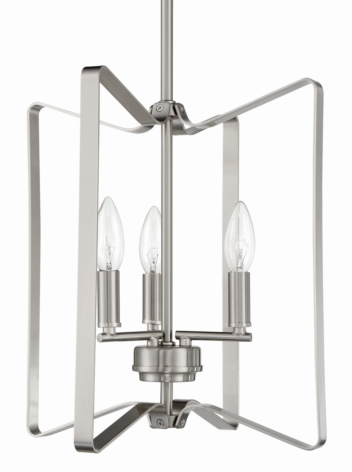 Craftmade - 56133-BNK - Three Light Foyer Pendant - Shayna - Brushed Polished Nickel