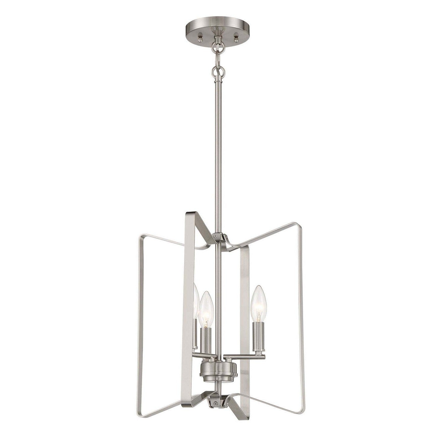 Craftmade - 56133-BNK - Three Light Foyer Pendant - Shayna - Brushed Polished Nickel