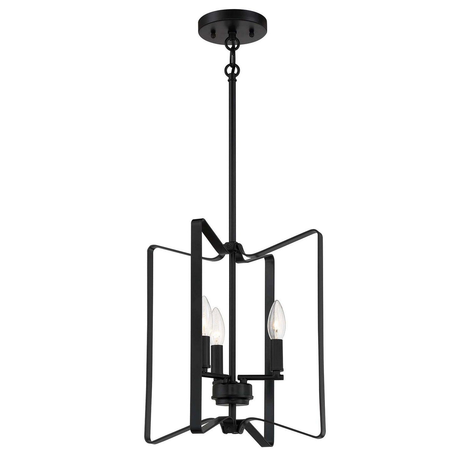 Craftmade - 56133-FB - Three Light Foyer Pendant - Shayna - Flat Black