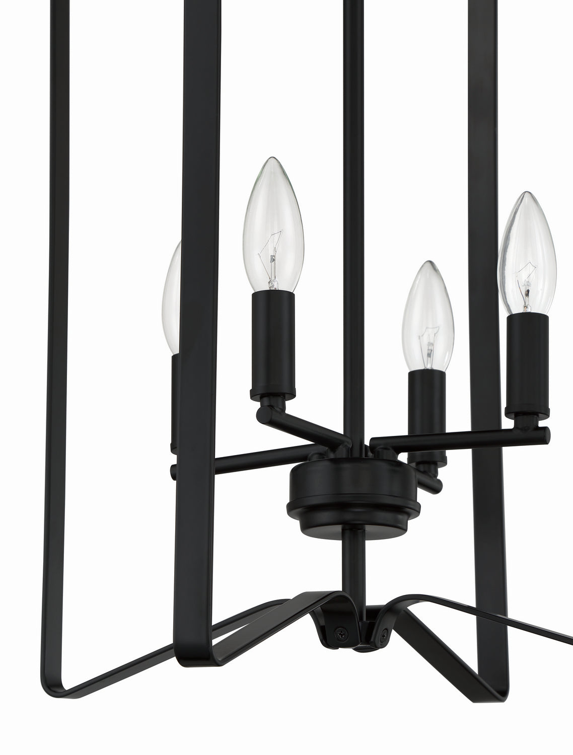 Craftmade - 56134-FB - Four Light Foyer Pendant - Shayna - Flat Black