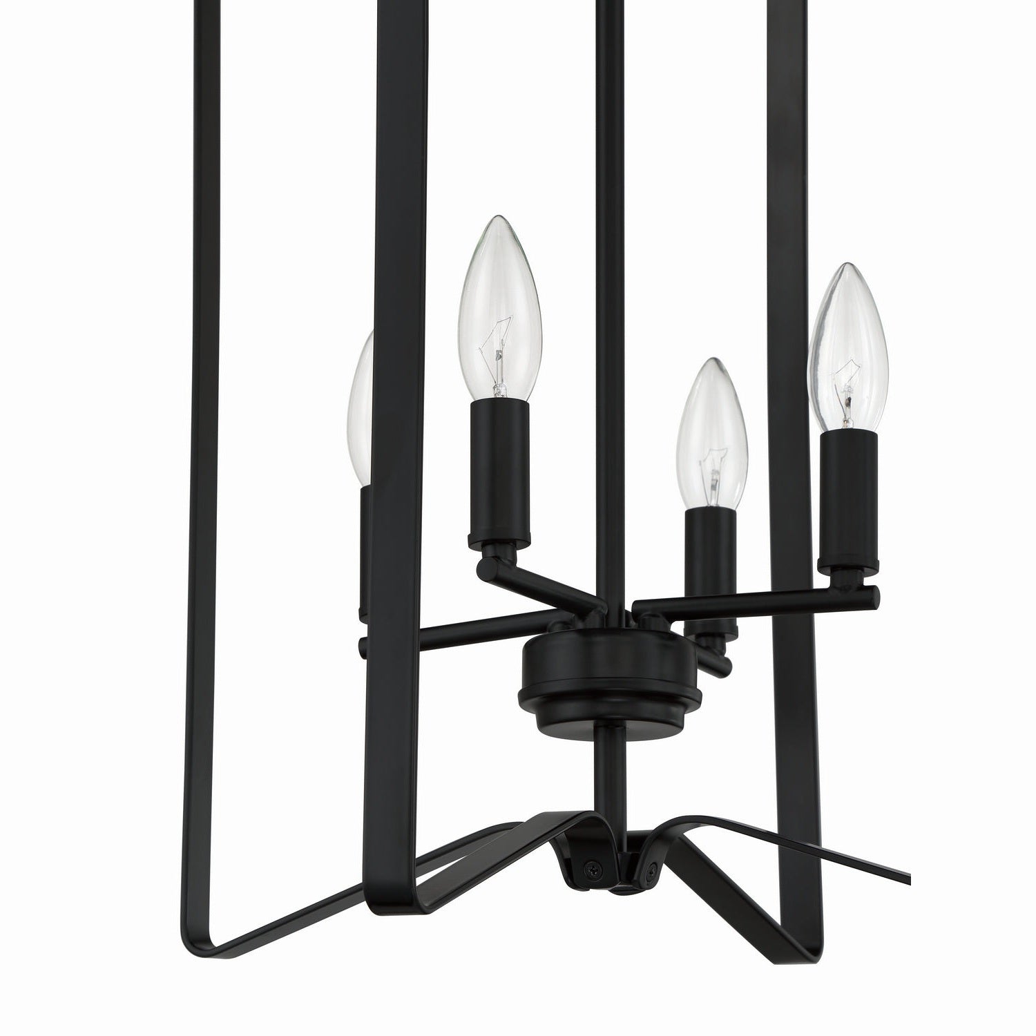 Craftmade - 56134-FB - Four Light Foyer Pendant - Shayna - Flat Black
