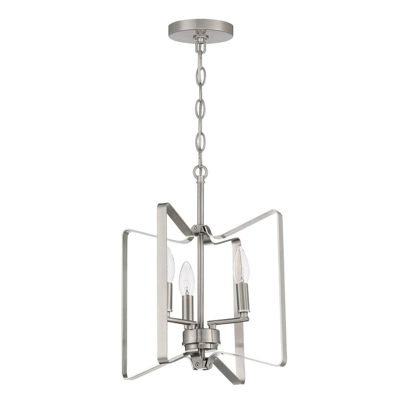 Craftmade - 56153-BNK - Three Light Convertible Semi Flush - Shayna - Brushed Polished Nickel