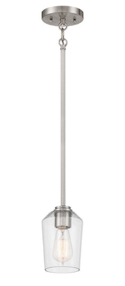 Craftmade - 56191-BNK - One Light Mini Pendant - Shayna - Brushed Polished Nickel