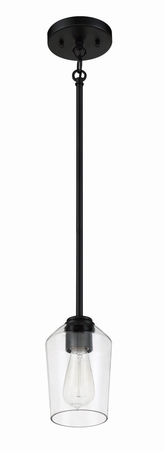 Craftmade - 56191-FB - One Light Mini Pendant - Shayna - Flat Black