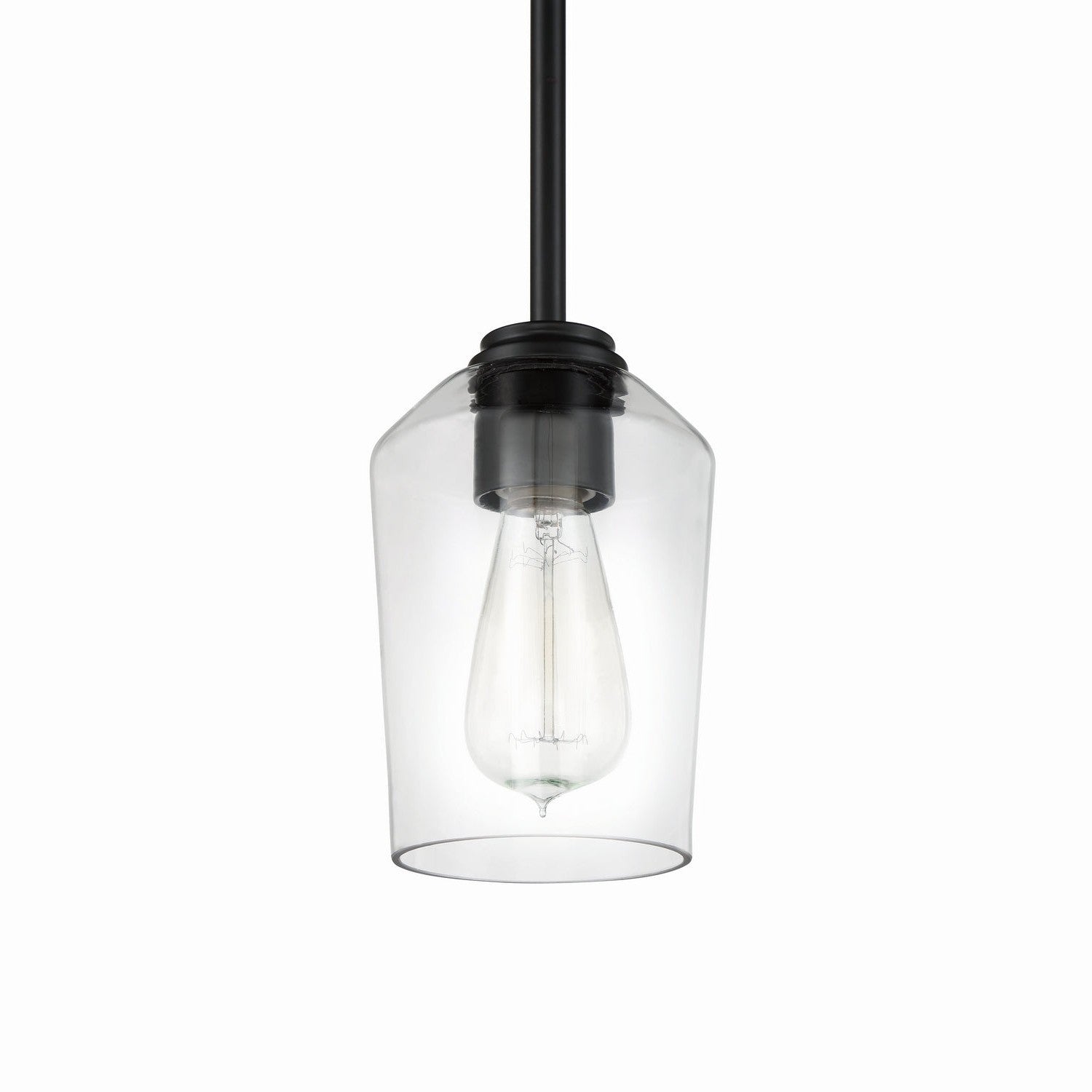 Craftmade - 56191-FB - One Light Mini Pendant - Shayna - Flat Black
