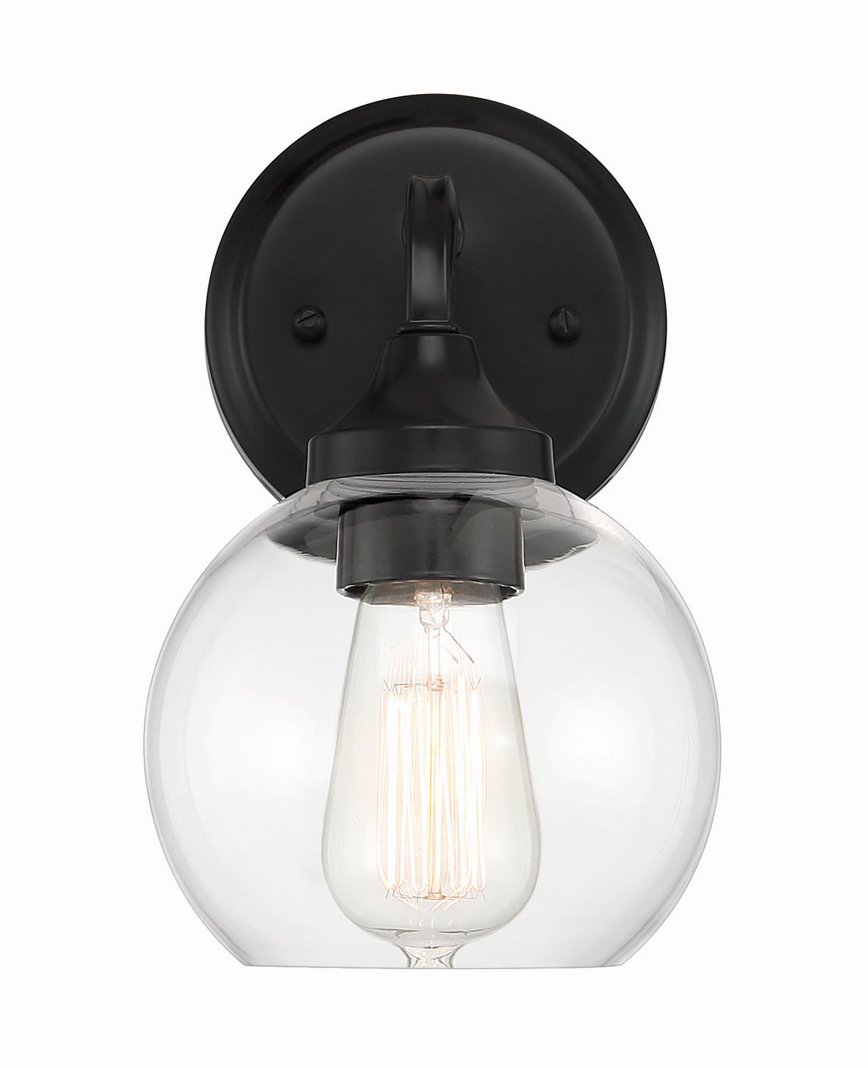 Craftmade - 56201-FB - One Light Wall Sconce - Glenda - Flat Black