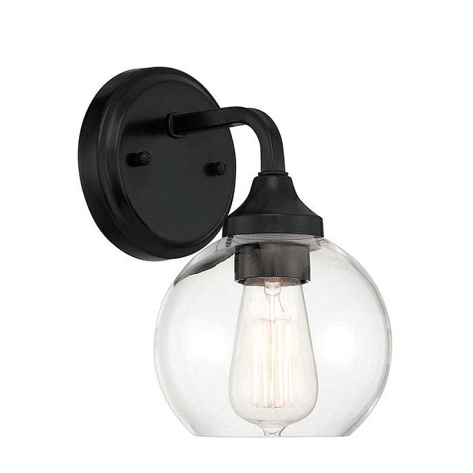Craftmade - 56201-FB - One Light Wall Sconce - Glenda - Flat Black