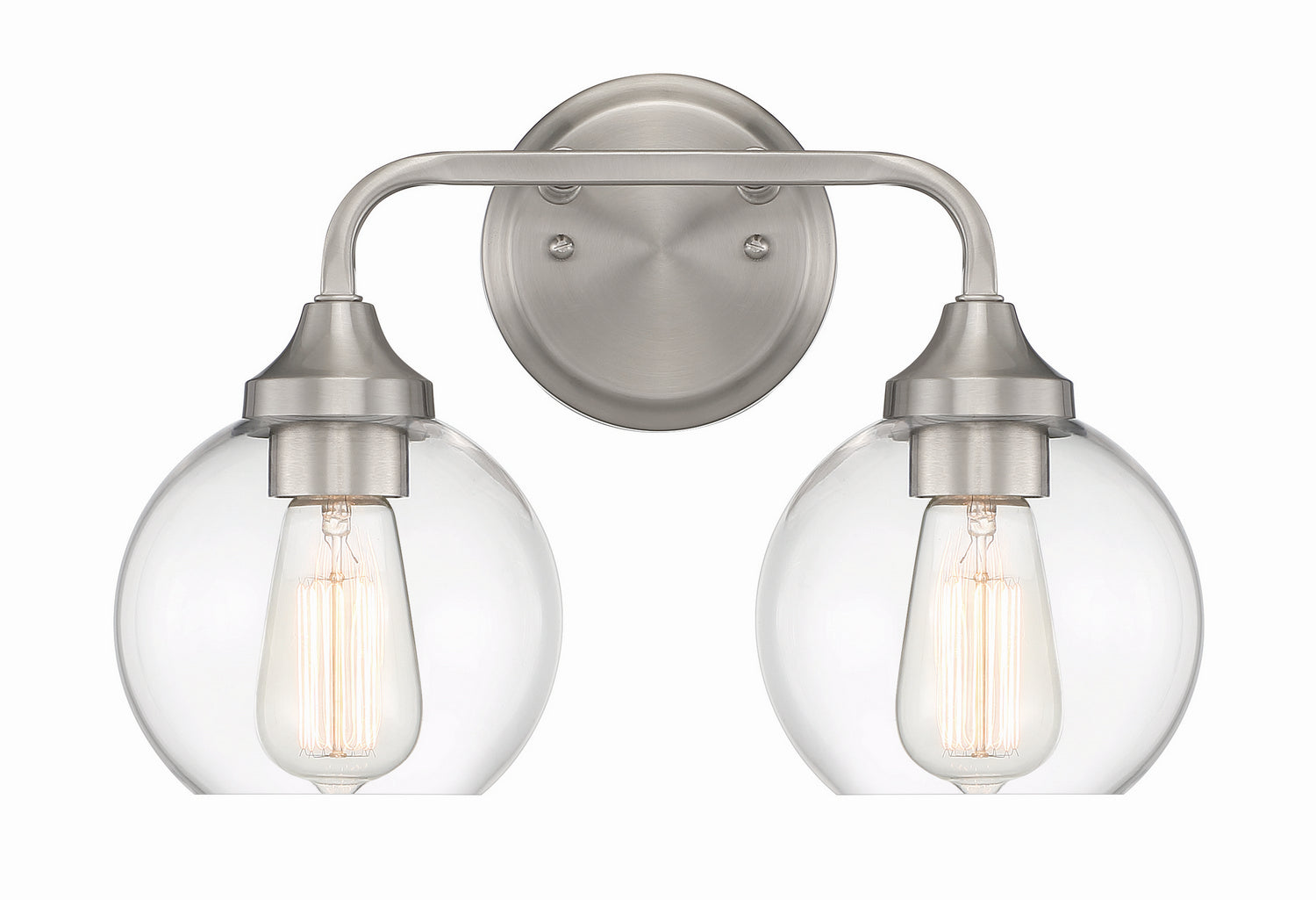 Craftmade - 56202-BNK - Two Light Vanity - Glenda - Brushed Polished Nickel