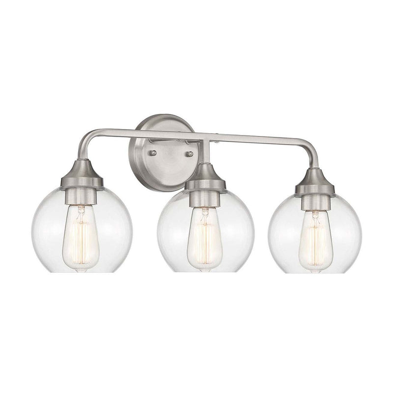 Craftmade - 56203-BNK - Three Light Vanity - Glenda - Brushed Polished Nickel