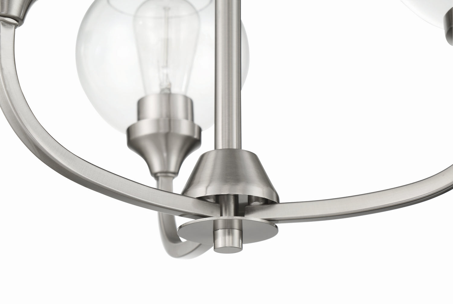 Craftmade - 56223-BNK - Three Light Chandelier - Glenda - Brushed Polished Nickel