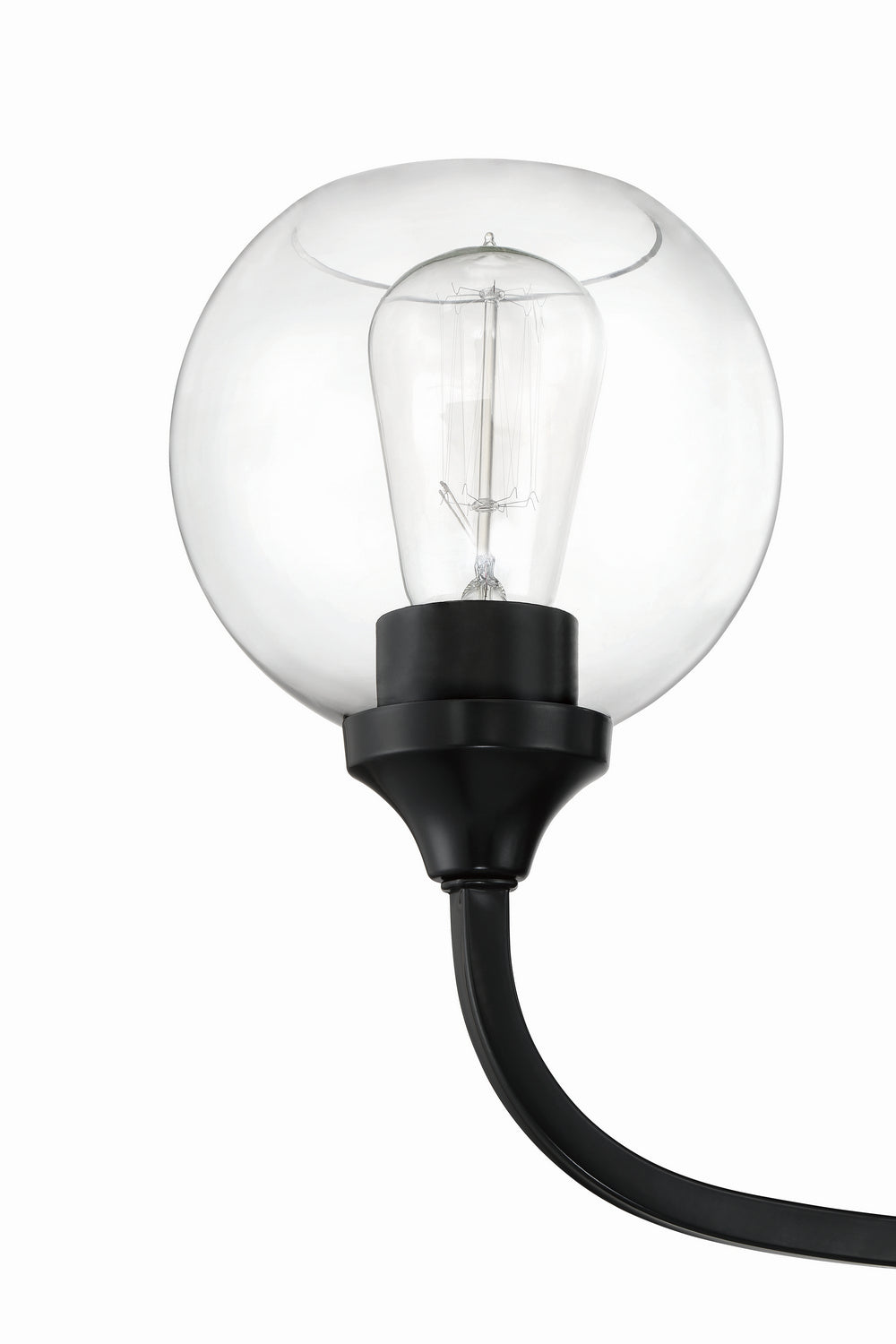 Craftmade - 56223-FB - Three Light Chandelier - Glenda - Flat Black