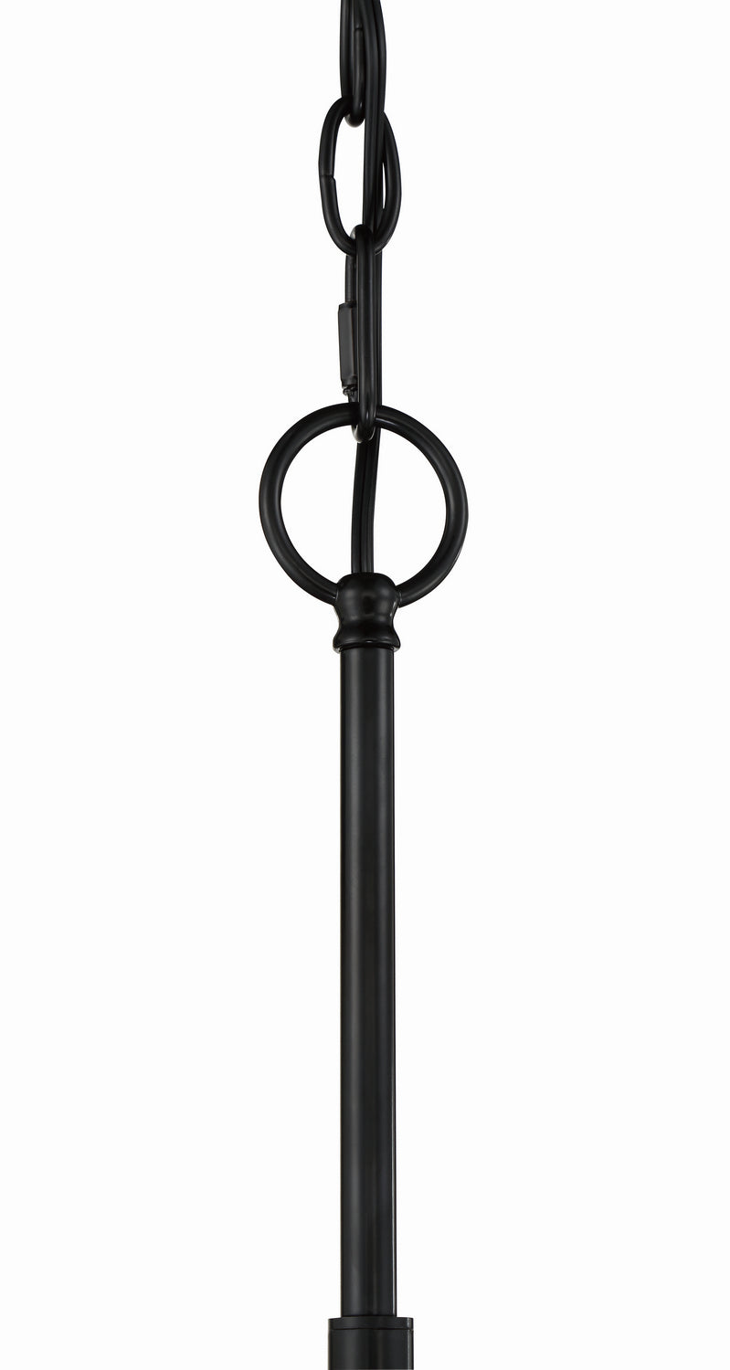 Craftmade - 56223-FB - Three Light Chandelier - Glenda - Flat Black