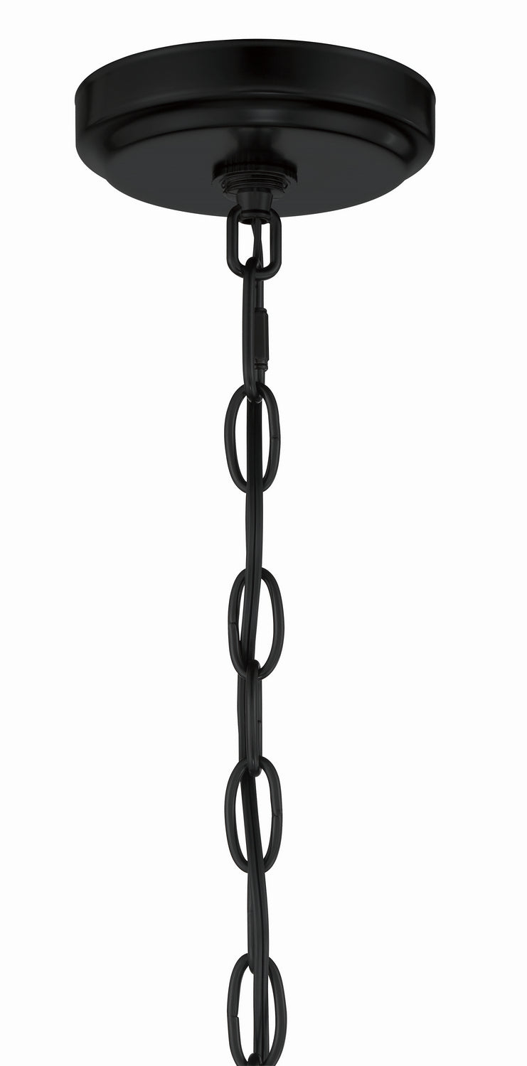 Craftmade - 56223-FB - Three Light Chandelier - Glenda - Flat Black
