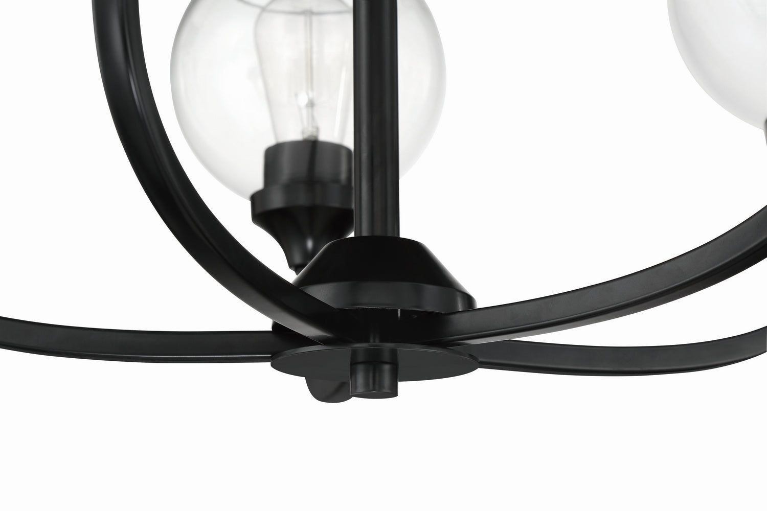Craftmade - 56225-FB - Five Light Chandelier - Glenda - Flat Black