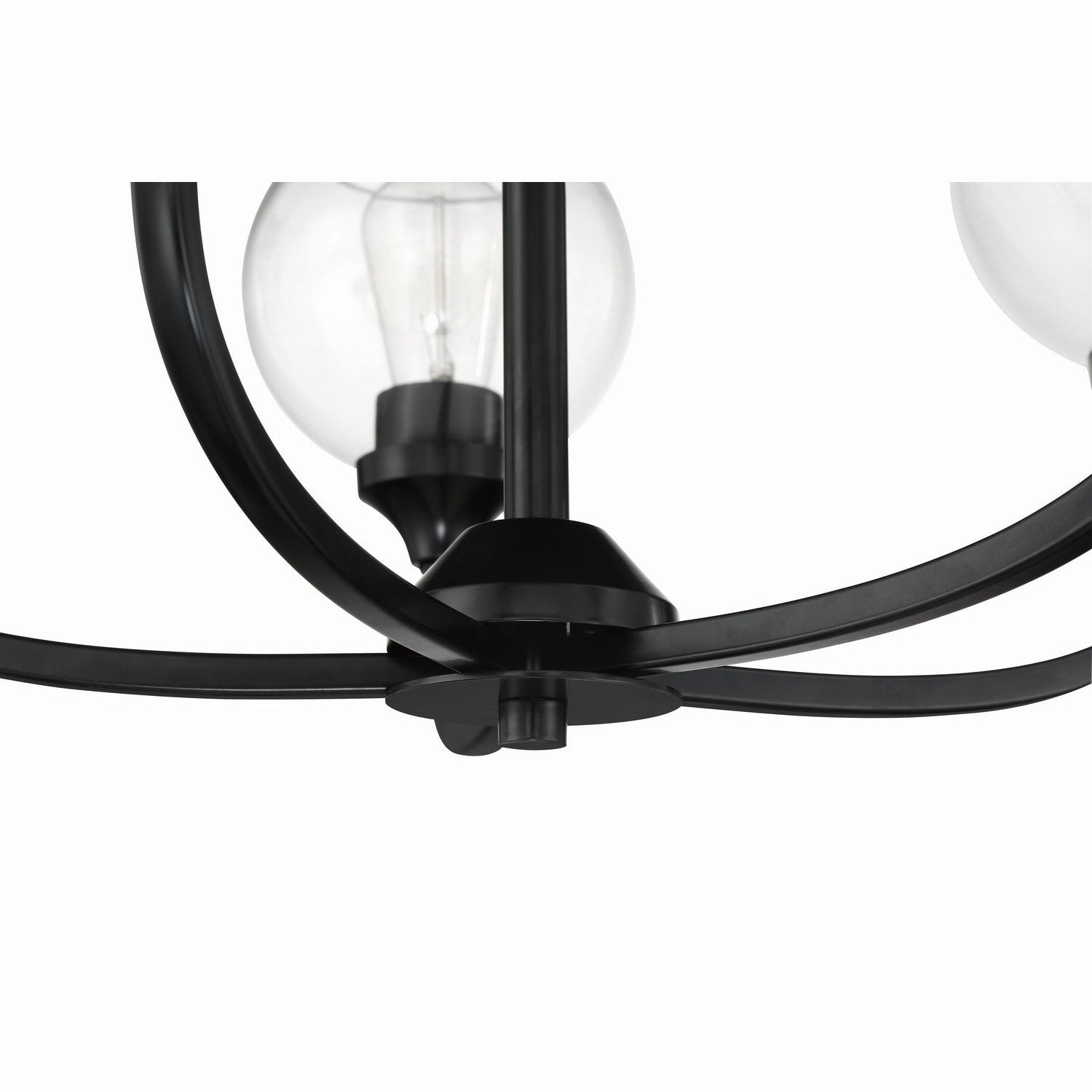 Craftmade - 56225-FB - Five Light Chandelier - Glenda - Flat Black