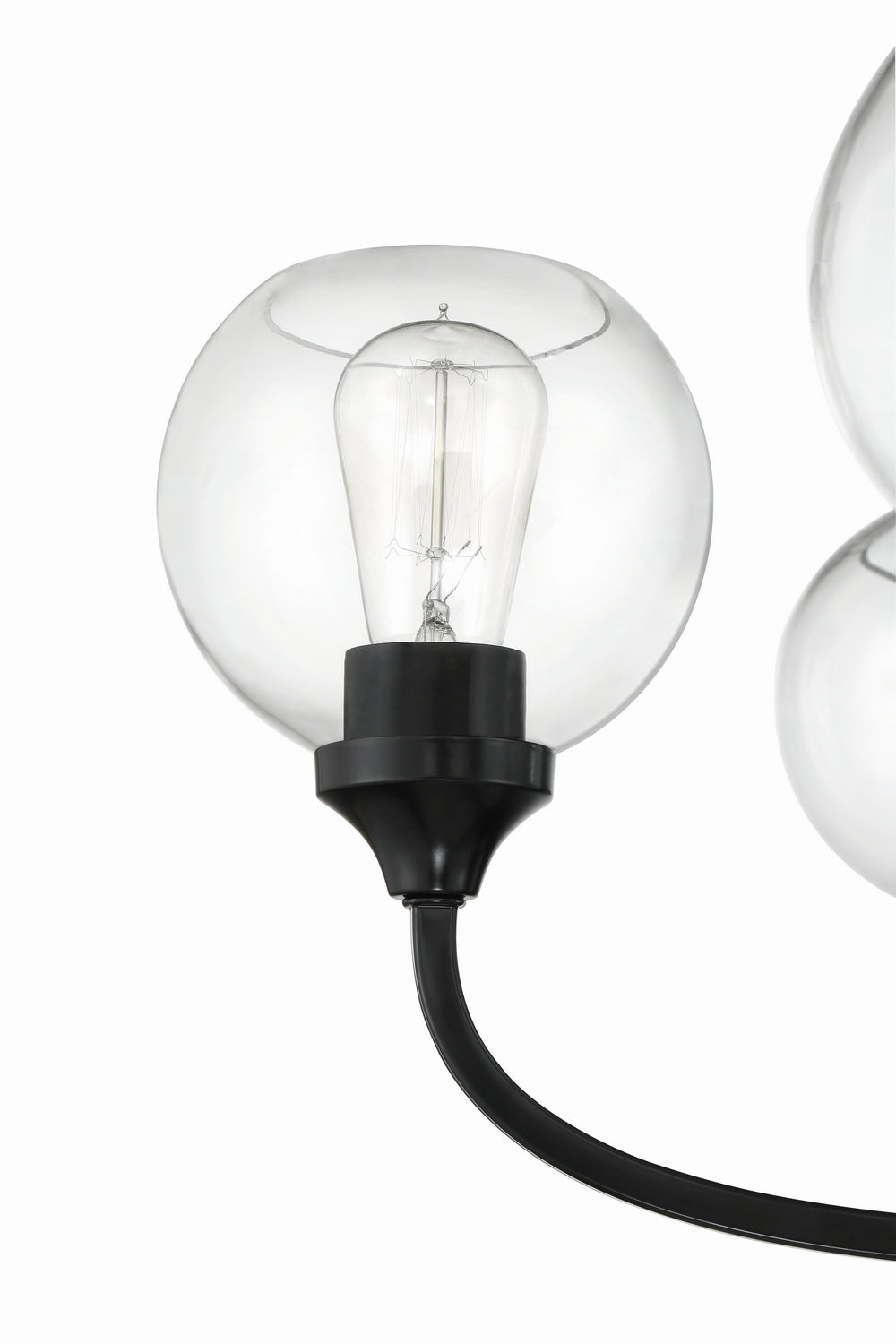 Craftmade - 56225-FB - Five Light Chandelier - Glenda - Flat Black