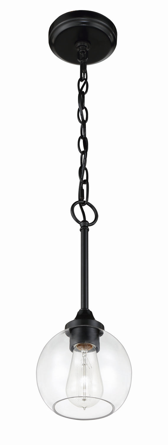 Craftmade - 56291-FB - One Light Mini Pendant - Glenda - Flat Black