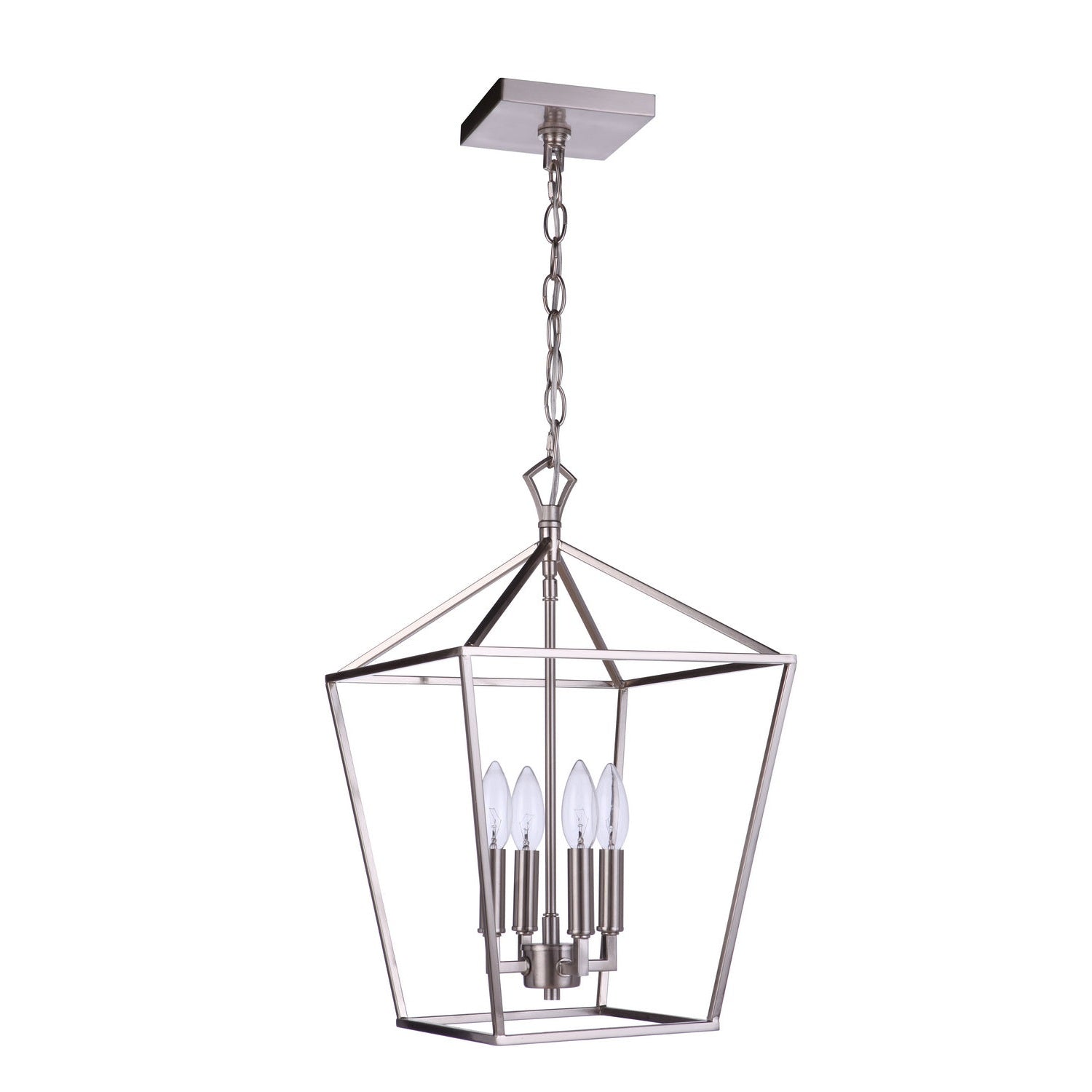 Craftmade - 56334-BNK - Four Light Foyer Pendant - Flynt II - Brushed Polished Nickel