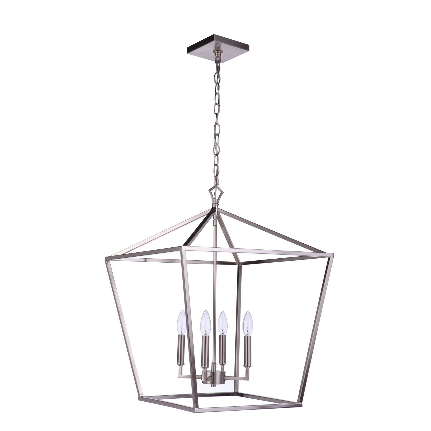Craftmade - 56336-BNK - Four Light Foyer Pendant - Flynt II - Brushed Polished Nickel