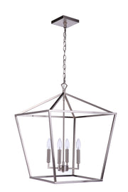 Craftmade - 56336-BNK - Four Light Foyer Pendant - Flynt II - Brushed Polished Nickel