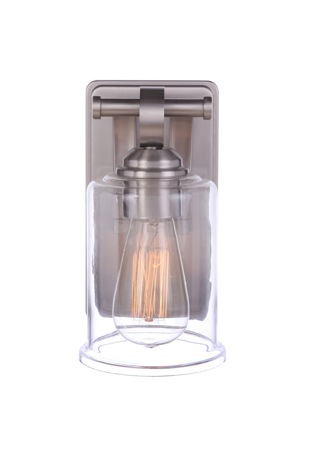 Craftmade - 56401-BNK - One Light Wall Sconce - Romero - Brushed Polished Nickel