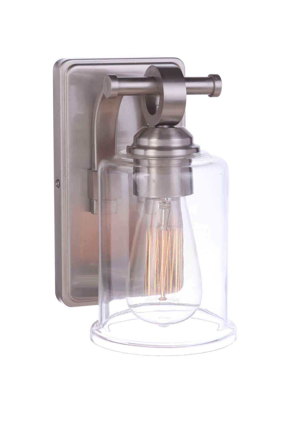 Craftmade - 56401-BNK - One Light Wall Sconce - Romero - Brushed Polished Nickel