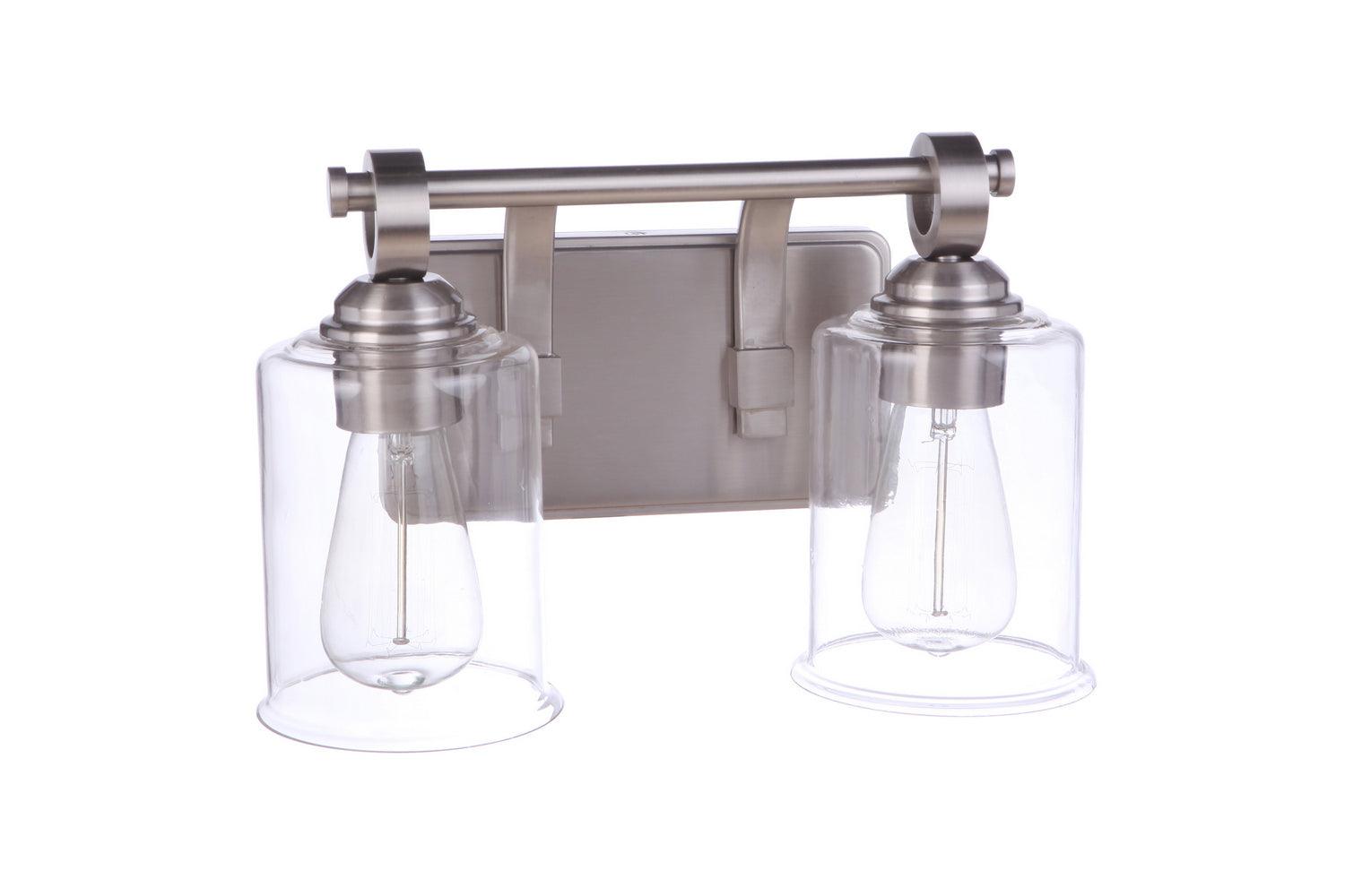 Craftmade - 56402-BNK - Two Light Vanity - Romero - Brushed Polished Nickel