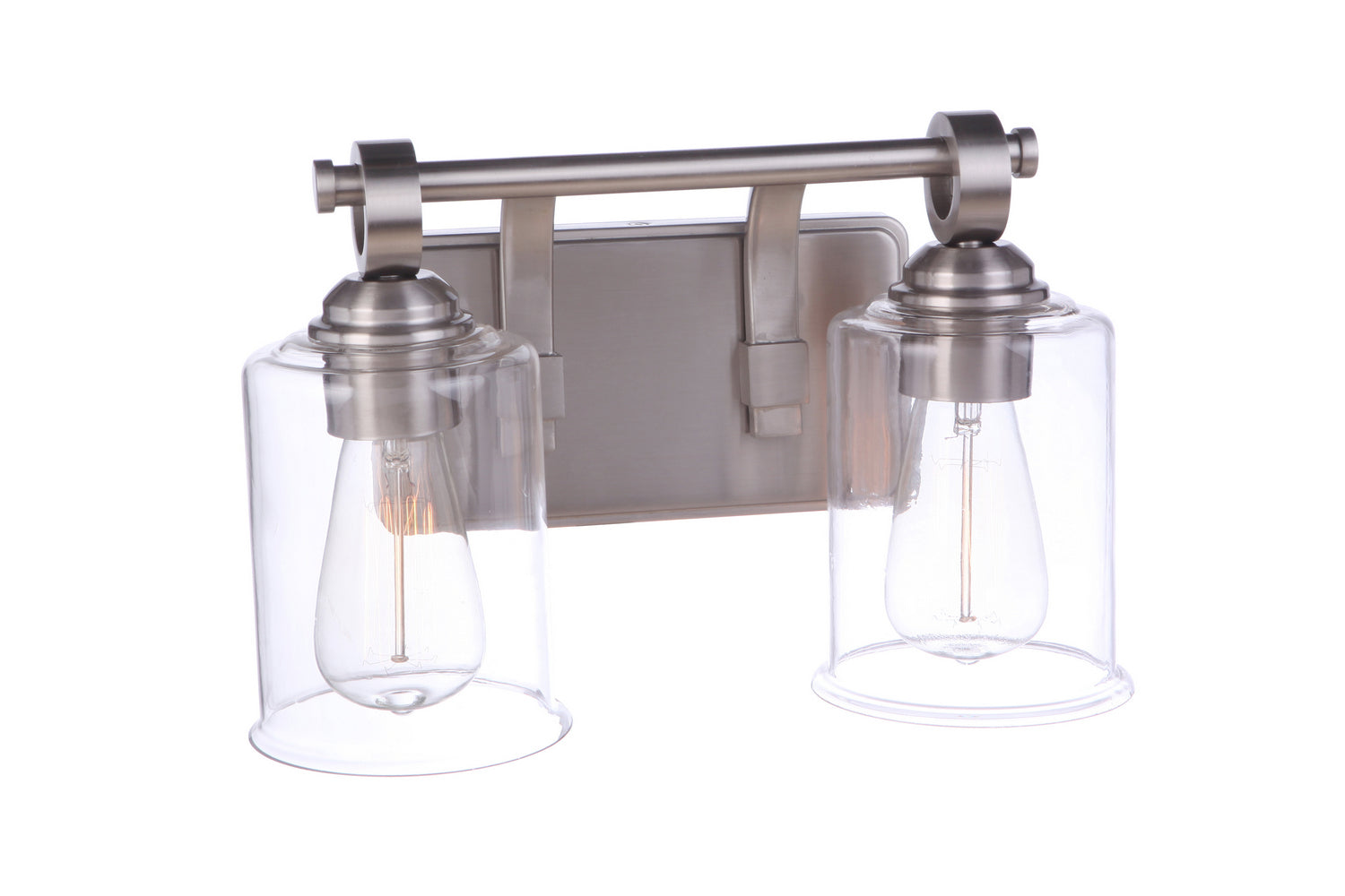 Craftmade - 56402-BNK - Two Light Vanity - Romero - Brushed Polished Nickel