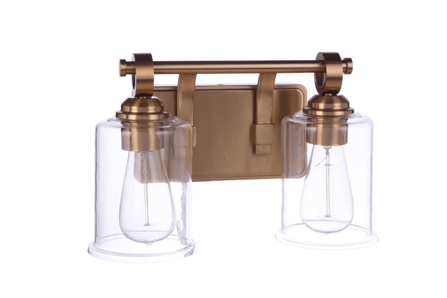 Craftmade - 56402-SB - Two Light Vanity - Romero - Satin Brass