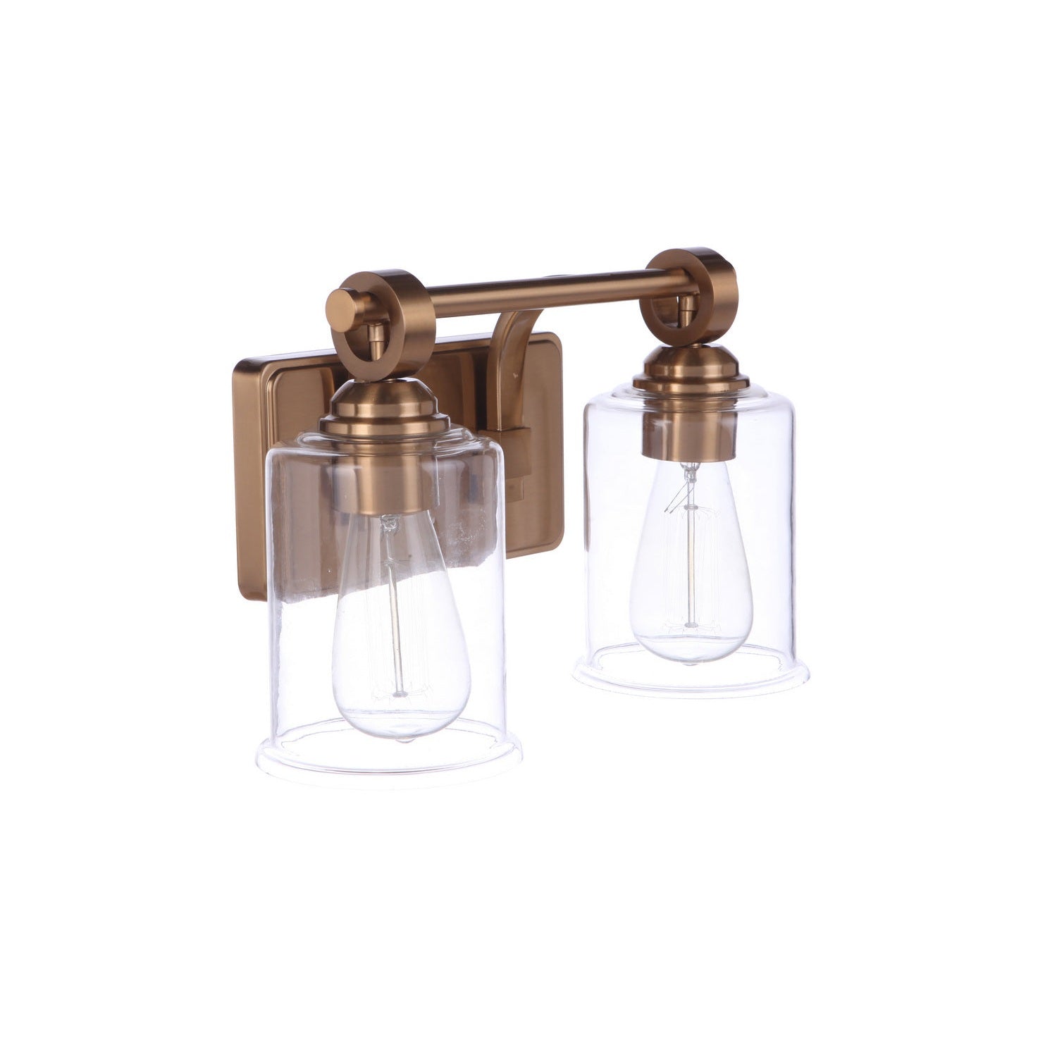 Craftmade - 56402-SB - Two Light Vanity - Romero - Satin Brass