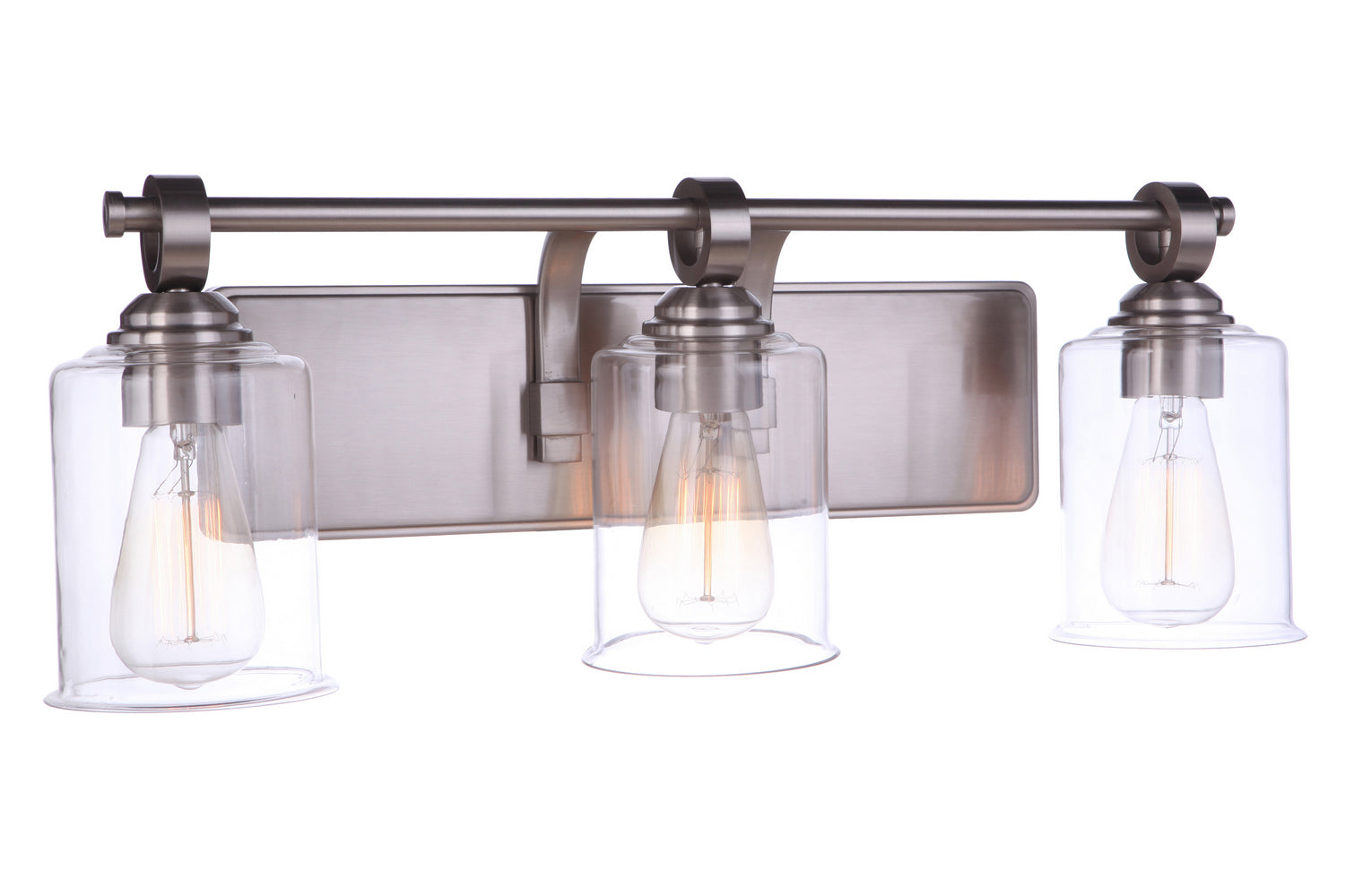 Craftmade - 56403-BNK - Three Light Vanity - Romero - Brushed Polished Nickel